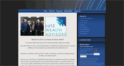 Desktop Screenshot of lutzwealthadvisors.com